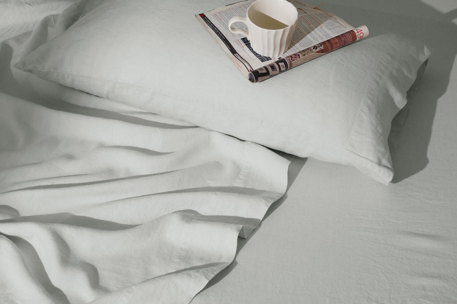 100% French Linen Sheets Set - SELENE - 