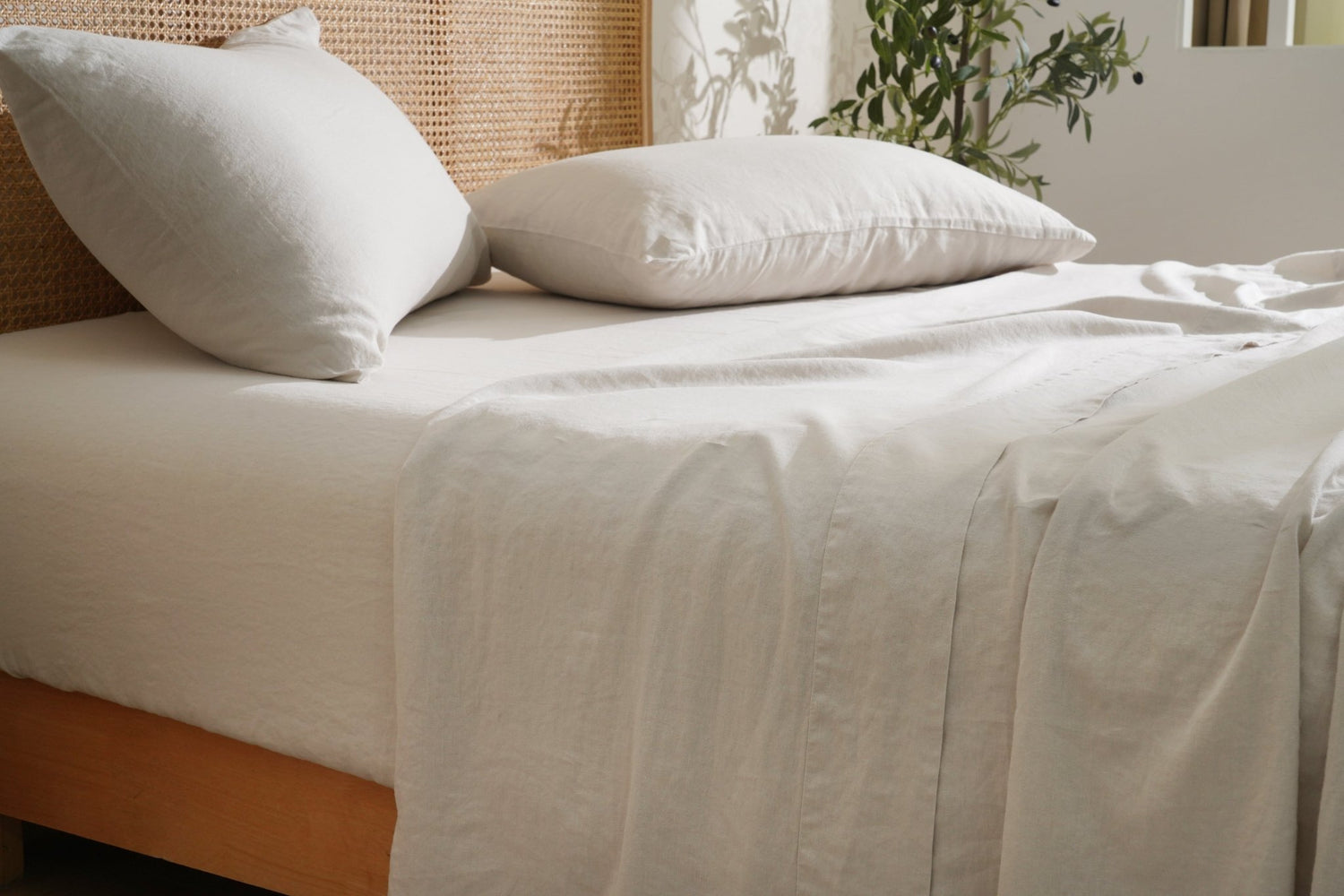 100% French Linen Sheets Set - SELENE - 