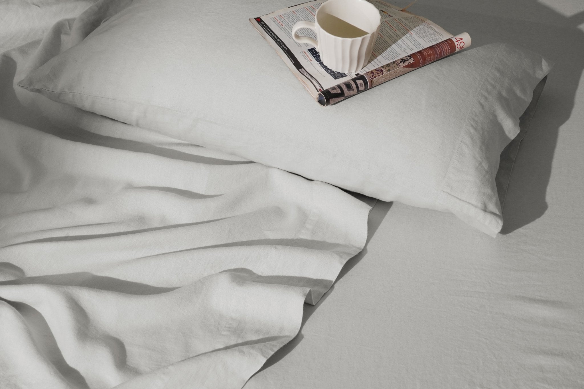 100% French Linen Sheets Set - SELENE - 