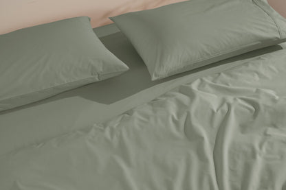 Organic Percale Cotton Sheet Set - SELENE - 