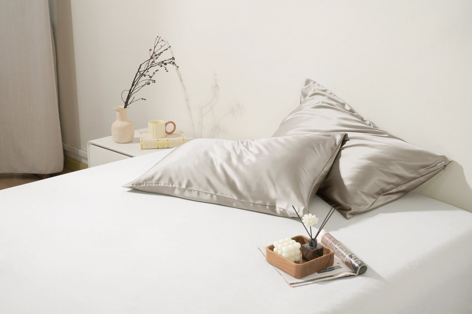 Luxury Mulberry Silk Pillowcase -SELENE - 