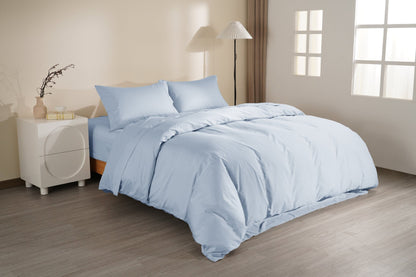 Organic Luxury Sateen Sheet &amp; Duvet Cover Set - SELENE