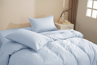 Organic Luxury Sateen Sheet &amp; Duvet Cover Set - SELENE