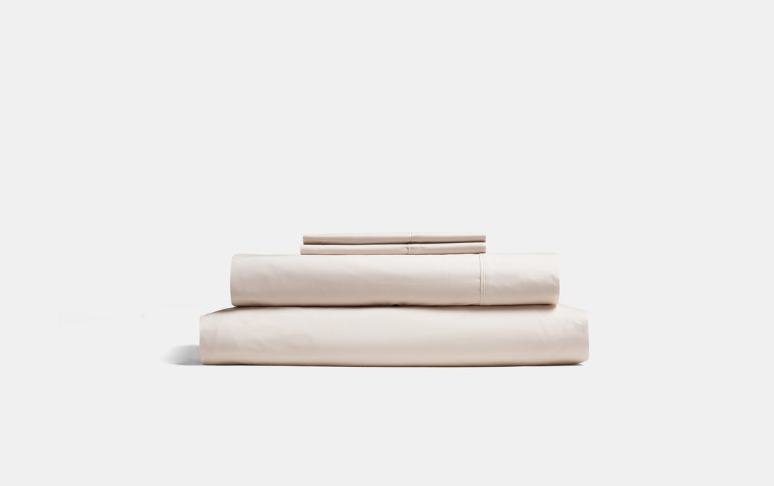 Organic Percale Cotton Sheet Set - SELENE - 