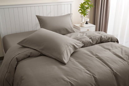 TENCEL Lyocell Cotton Sheet &amp; Duvet Cover Set - SELENE 